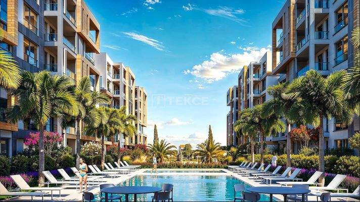 Apartments in a Secure Complex with Pool in Bursa Nilüfer