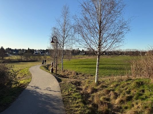 Fahrrad- und Fussweg nach Hönow