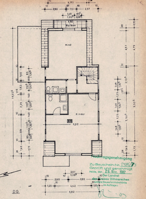 Grundriss Dachgeschoss