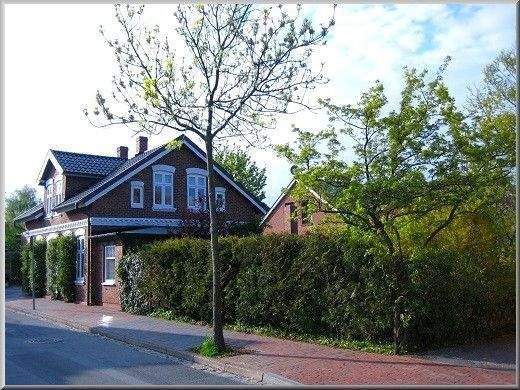 Das Grundstück ist rundum schön eingewachsen