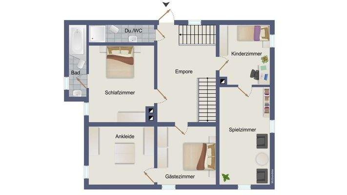 1.Obergeschoss Haus-Nr. 5