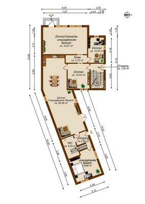 Erdgeschoss Grundriss