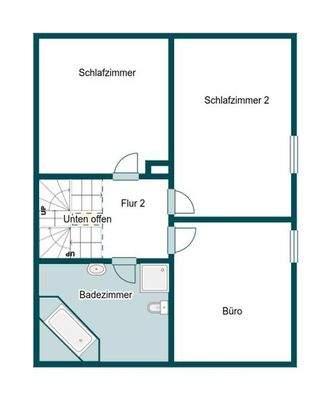 Grundriss Skizze 1.OG