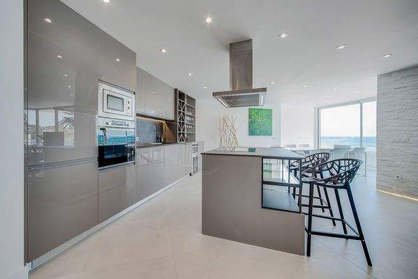 Kitchen in apartment in Magaluf