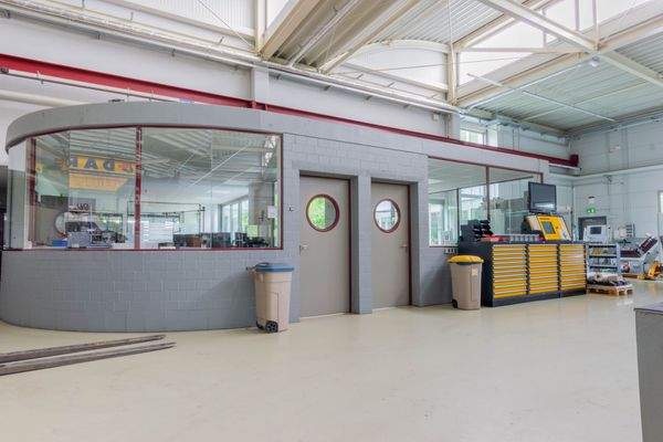 Bürofläche im Produktionsbereich