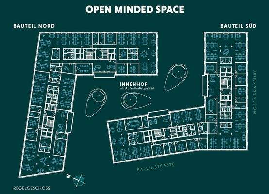 Grundriss Open Space