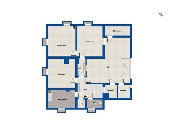 Grundriss Untergeschoss