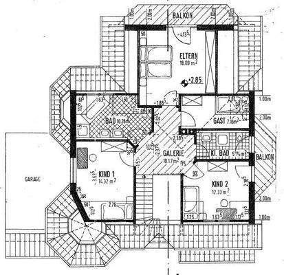 Grundriss Dachgeschoss
