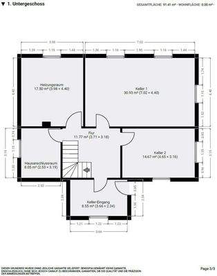 Grundriss Kellergeschoss