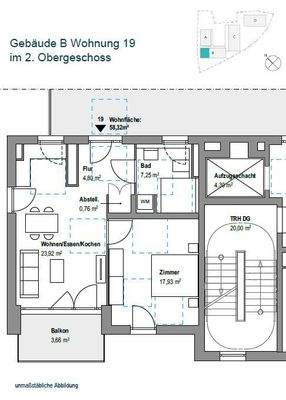 Grundriss Wohnung 19