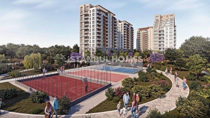 Lake View Properties Near the Main Road in Istanbul Buyukcekmece