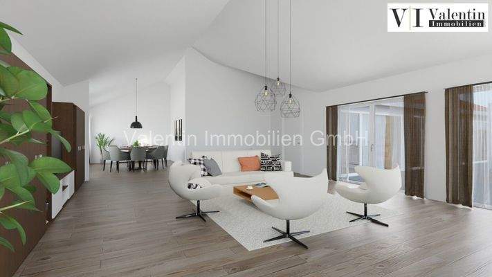 Architektur 3D animiert (Wohnzimmer 1.2)