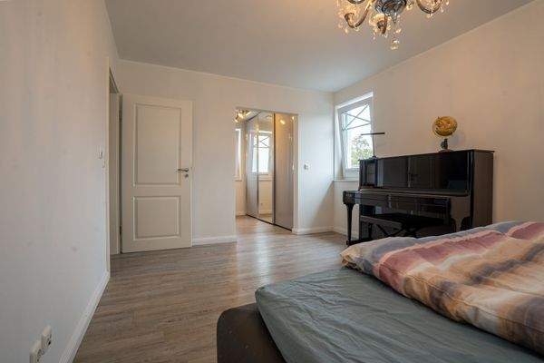 Schlafen und Ankleide