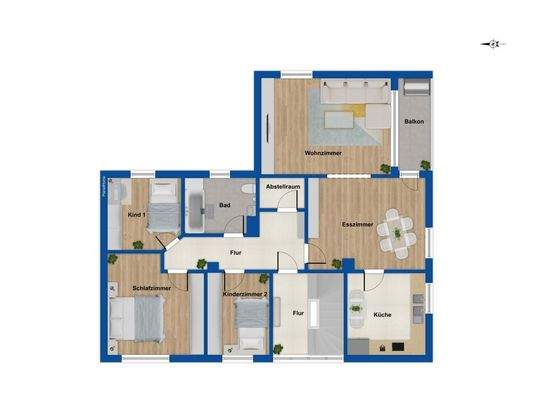 Grundriss 2. Obergeschoss