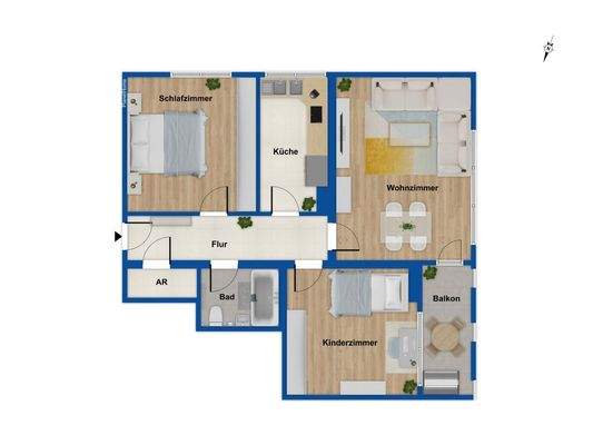 Grundriss Erdgeschoss