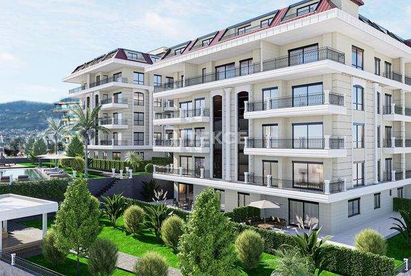 Apartments 700 m from the Sea in Alanya Kestel