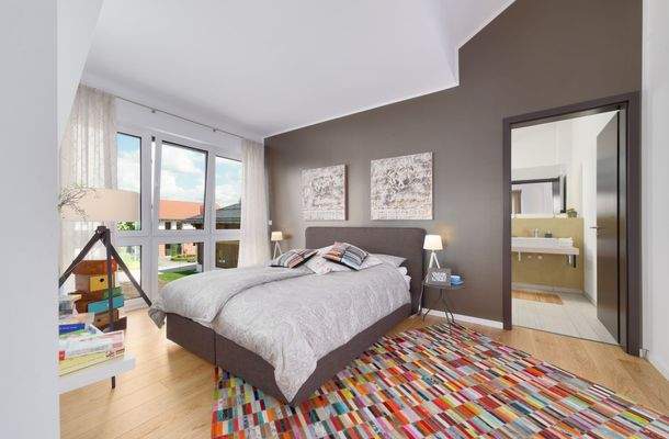 Modernes Schlafzimmer-Ambiente