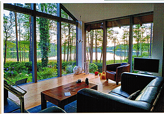 Haus Am Werbelinsee Seeblick im Sommer