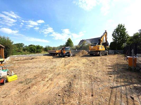 Vorbereitung Grundstück