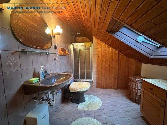 Badezimmer Dachgeschoss