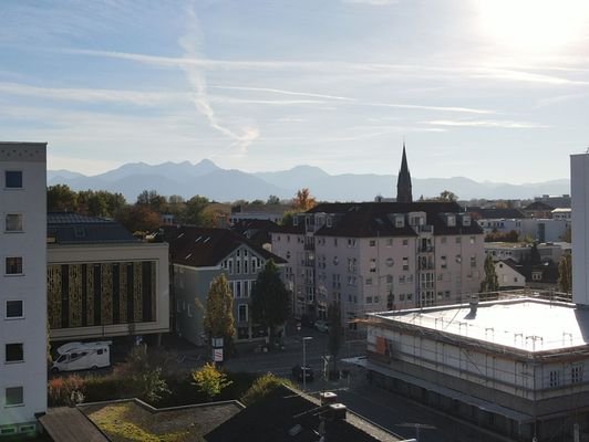 BERGBLICK von der Loggia