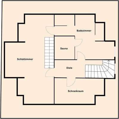 Grundriss ohne Maßstab - Dachgeschoss