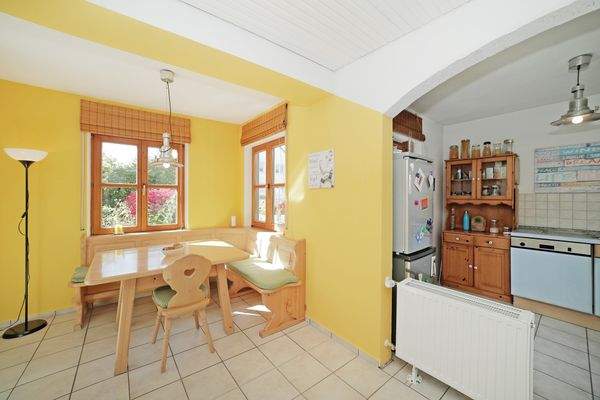 Essecke mit der Küche