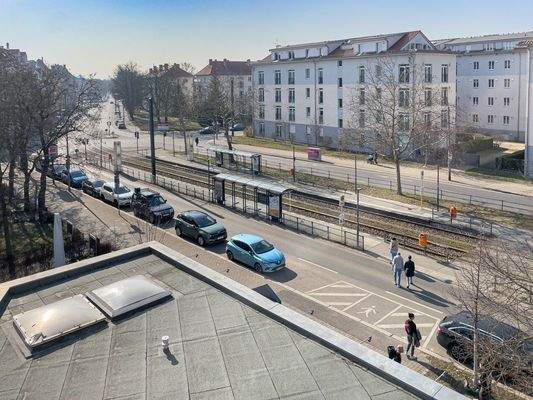 Blick aus dem Schlafzimmer