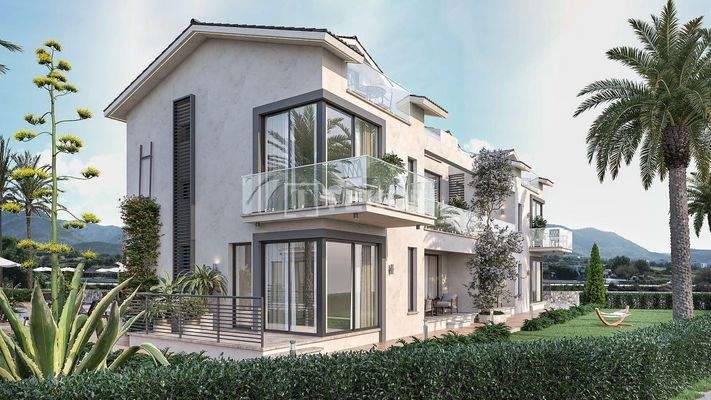 Apartments with Pools Within Walking Distance to Sea in Tatlısu