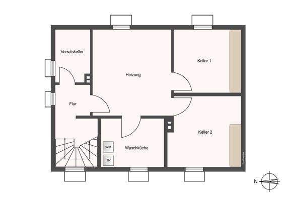Grundriss Kellergeschoss
