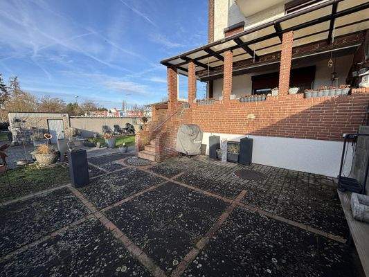 Blick auf die Terrasse