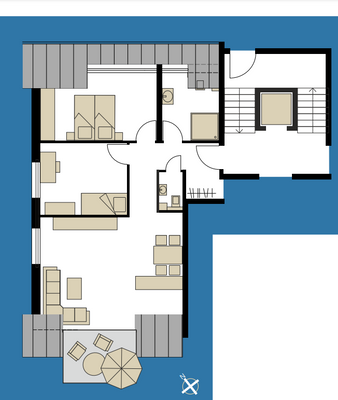 Grundriss DG-Wohnung Nr.9