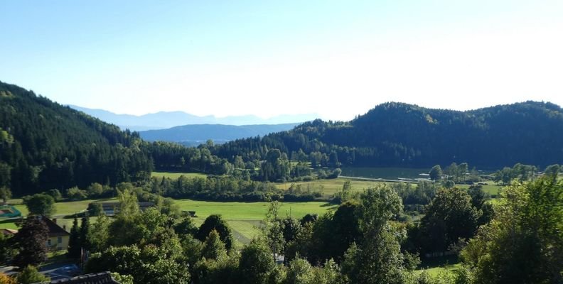 Ausblick vom Balkon