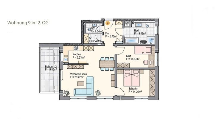 Wohnung Nr. 9