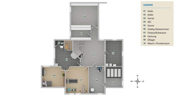 Untergeschoss/Keller