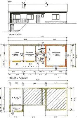 Grundriss Haus 1 im Norden