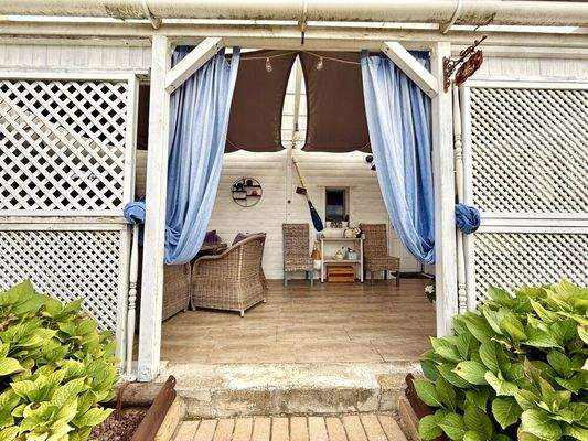 Überdachte Terrasse