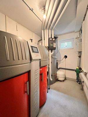 Klimaneutrale Pelletheizung