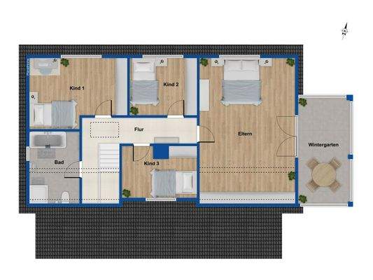 Grundriss - Dachgeschoss