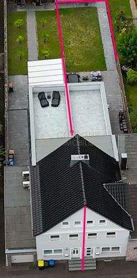 Luftansicht der Doppelhaushälfte