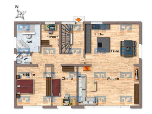 Grundriss Erdgeschoss