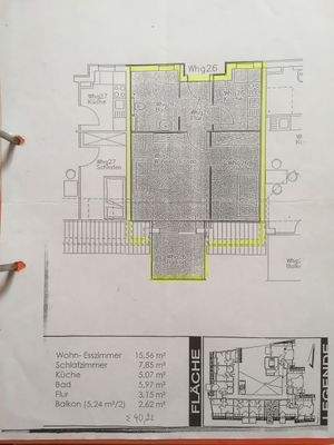 Grundriss Wohnung 26 Edingen