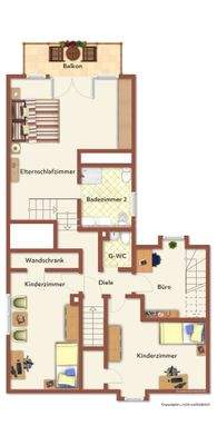 Grundriss Obergeschoss