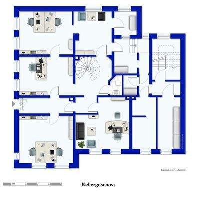 Grundriss Souterrain / Keller