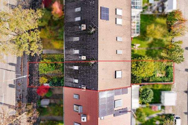 Reihenmittelhaus Vogelperspektive