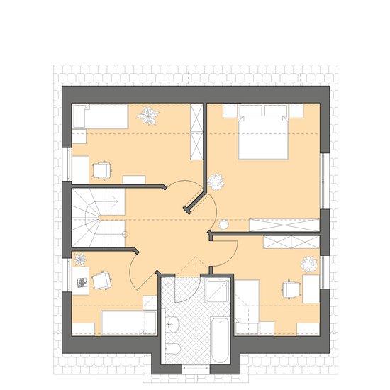 Grundriss Obergeschoss