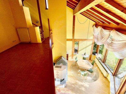 Blick von der Galerie