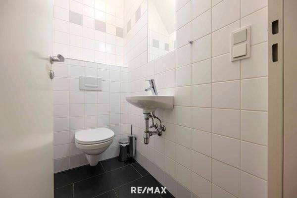 WC im Erdgeschoss