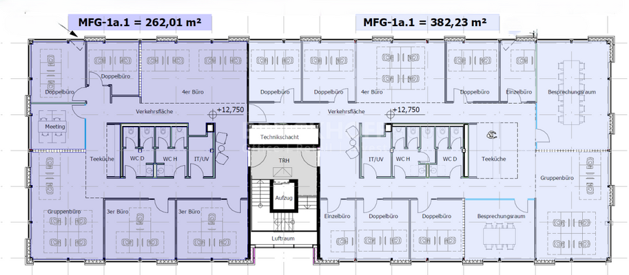 Grundriss Mietfläche gesamt