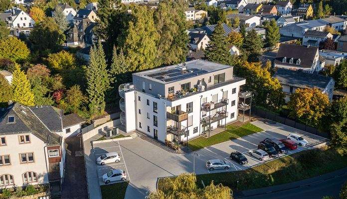 Luftbild Mehrfamilienhaus in Hillesheim